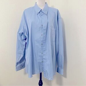DOC & AMELIA SELECT LONG SLEEVE BUTTON DOWN Collar SHIRT RG 3XL LIGHT BLUE EUC
